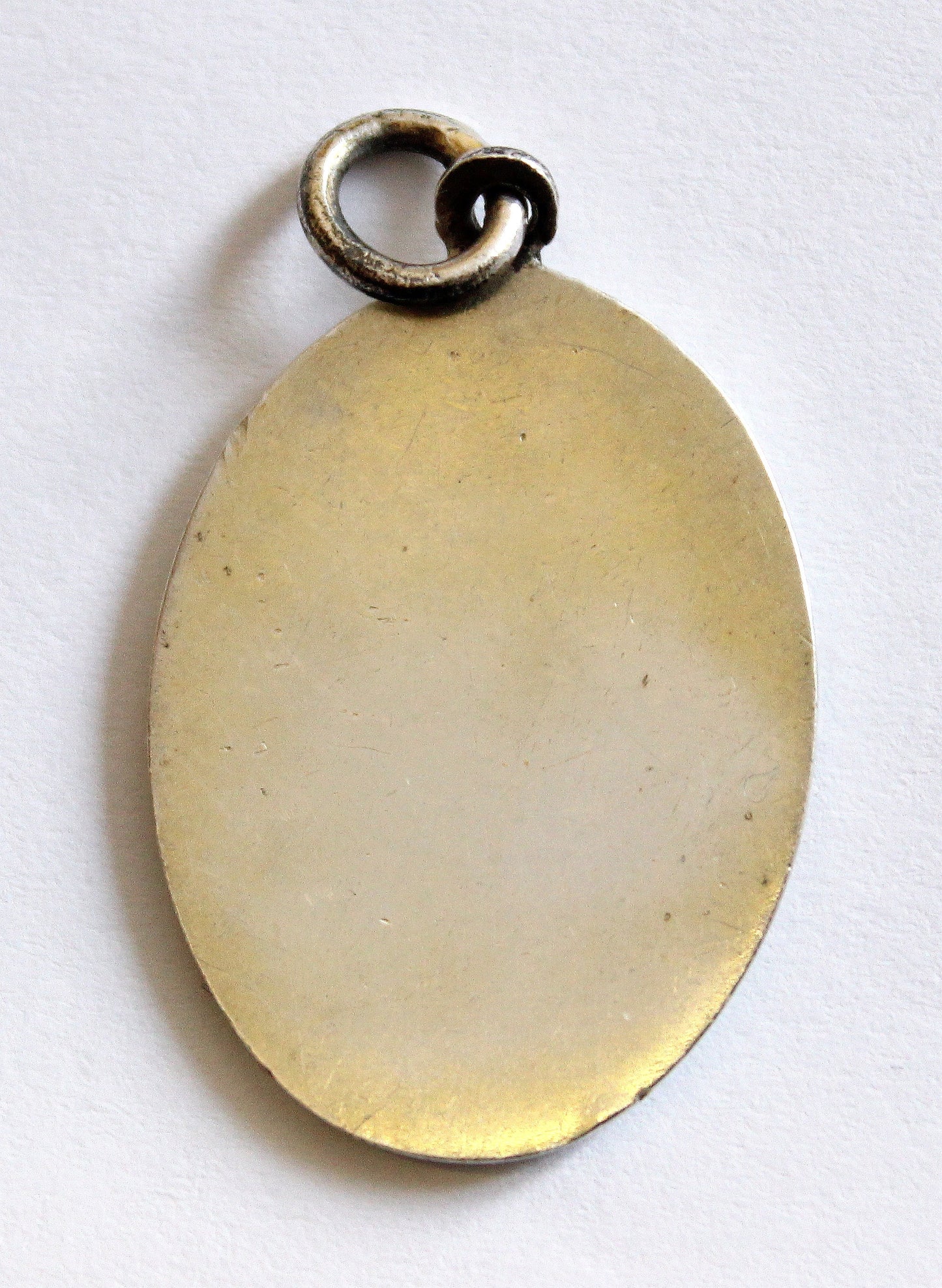 1930's Sterling Cloisonné Hand Painted Enamel Medal St. Aloysius Gonzaga XXXRR