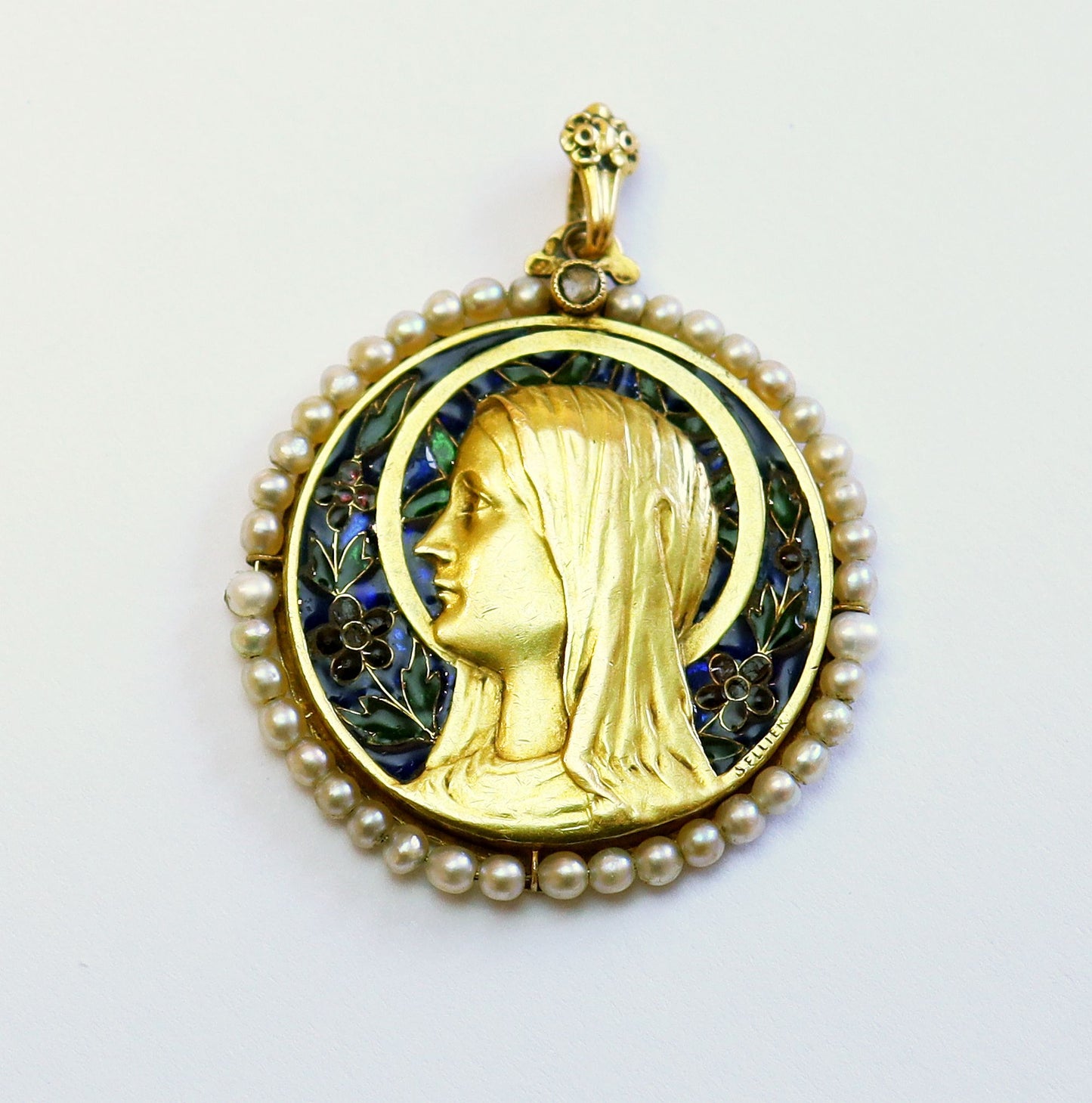 Special for J.C. a Unique Plique à Jour heavy reliquary very rare