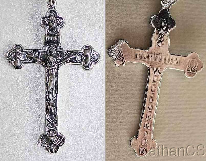 Important Catholic Rosary Prayer Beads Gebestkette Genuine Baltic Cognac Amber & Sterling Silver - Wearable