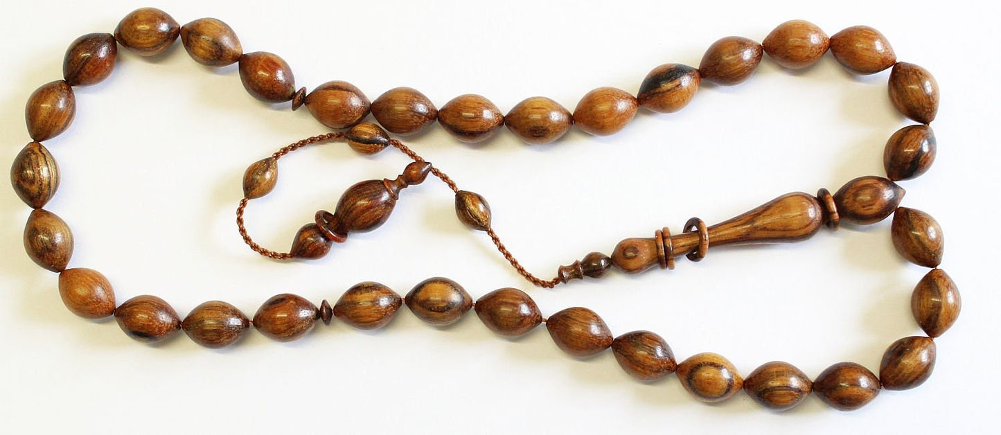 Prayer Beads Tesbih Very Rare Paradise Wood OUD - Collector's