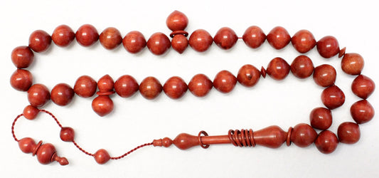 Prayer Beads Rosary Tesbih Pinkivory Wood - EXTREMELY RARE - Highly Collectible
