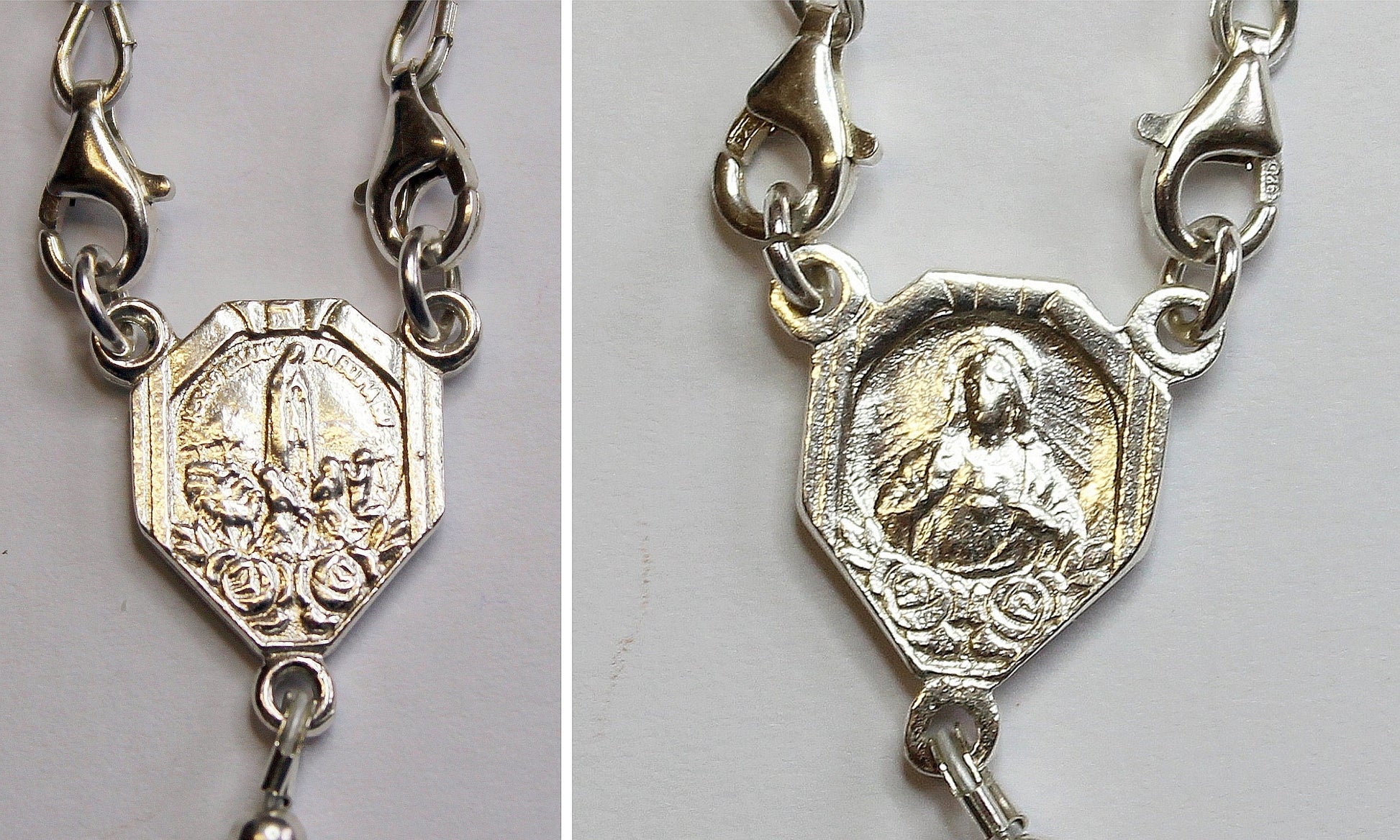 Wearable Catholic Rosary Tourmaline & Sterling Silver - 4 different uses - SPECIAL