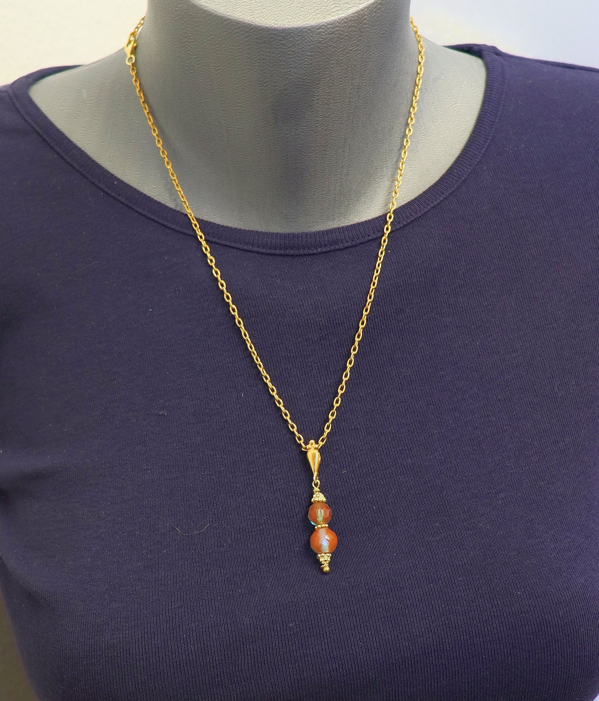 Antique Genuine SAPHIRET Vermeil Earrings, Chain & Pendant Set Top Rarity Unique