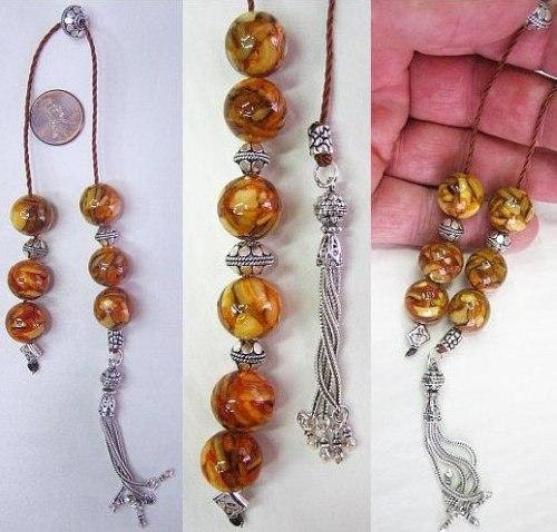 Begleri Mini Konmboloi New Style M.O.P. and Sterling Silver - Exclusive Design