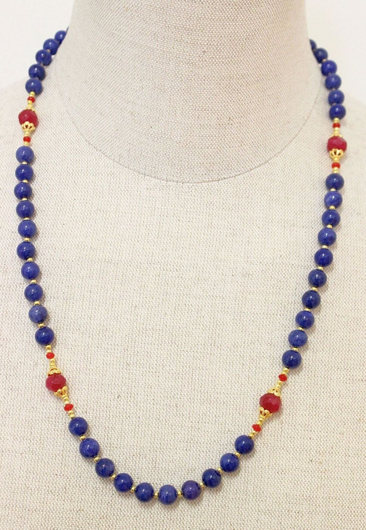 SPECIAL FOR BRETT - SAPPHIRE NECKLACE